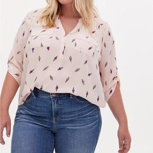 Torrid Ice Cream Cone Harper Blouse
